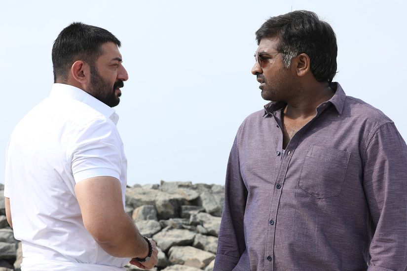 Arvind Swami and Vijay Sethupathi in Chekka Chivantha Vaanam