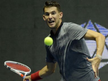 Dominic Thiem defeated Martin Klizan in straight sets on Sunday to win St Petersburg Open. AFP