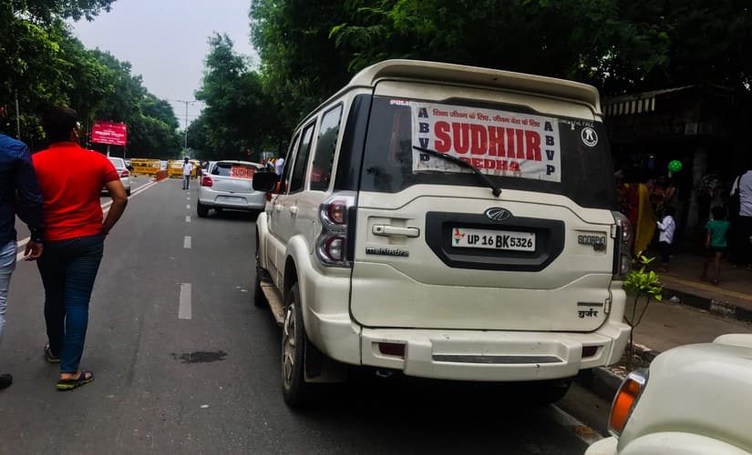 Misspelled names of DUSU candidates can be seen everywhere in the capital. Pallavi Rebbapragada