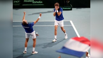 Davis Cup: France beat Spain 3-0 to secure place in final; USA keep hopes alive with thrilling doubles victory