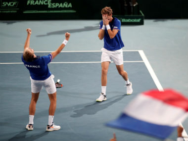 Davis Cup: France beat Spain 3-0 to secure place in final; USA keep hopes alive with thrilling doubles victory Davis Cup: France beat Spain 3-0 to secure place in final; USA keep hopes alive with thrilling doubles victory