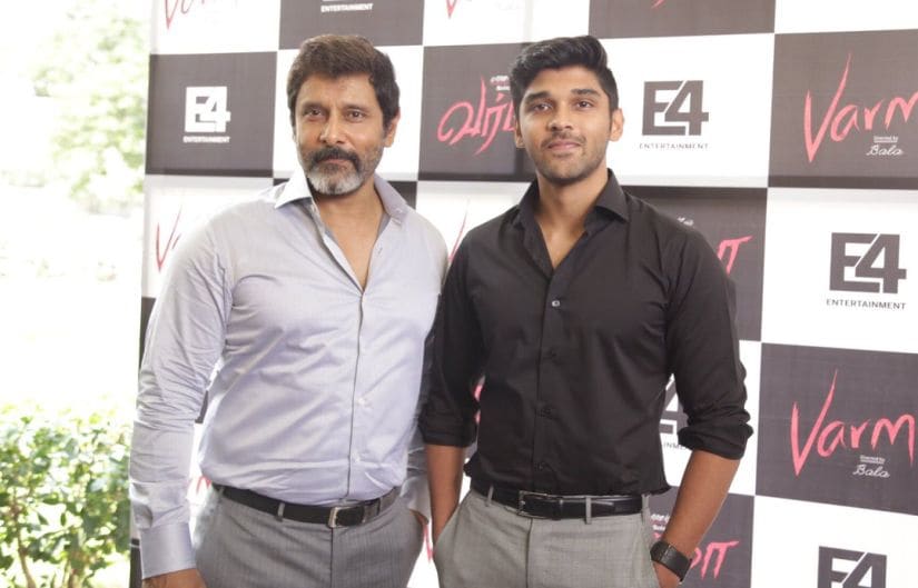 Vikram and his son Dhruv