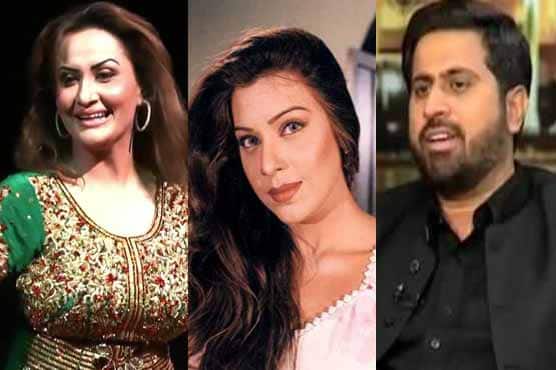 Nargis (left, Megha (centre) and Fayazulhasan Chohan (right). Twitter