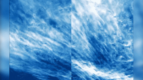 NASA balloon captures electric blue clouds during weather forecasting mission