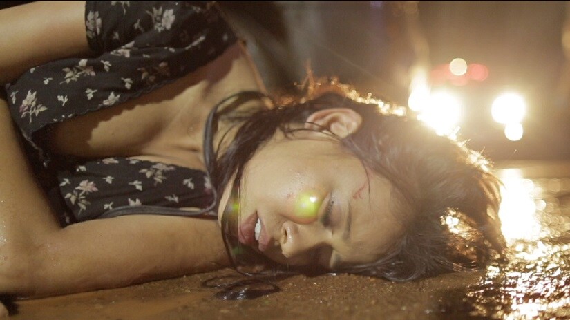 Trimala Adhikari in a still from Garbage. Image via iMDB