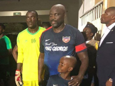 George Weah, Liberia president and former world footballer of 1995, makes surprise return to national team at 51 George Weah, Liberia president and former world footballer of 1995, makes surprise return to national team at 51