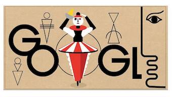 Oskar Schlemmer, German painter, choreographer celebrated in a Google Doodle