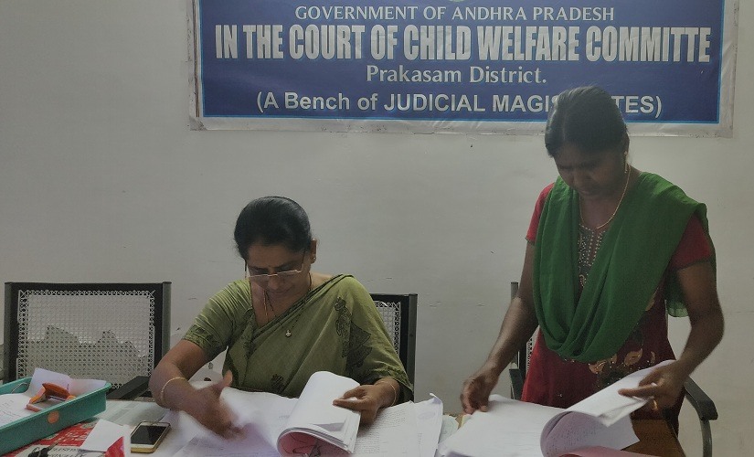 CWC chairperson G Bharathi (left) and CWC counsellor Anita (right). Firstpost/Greeshma Rai
