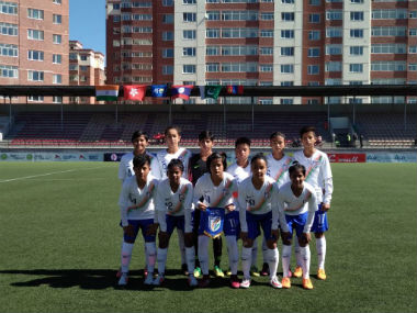 Indian women's team kicks off AFC U-16 Qualifiers campaign in style after thrashing Hong Kong 6-1 in Mongolia Indian women's team kicks off AFC U-16 Qualifiers campaign in style after thrashing Hong Kong 6-1 in Mongolia