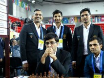 Chess Olympiad: Anand, Harikrishna help India men continue winning streak,  women draw with Serbia