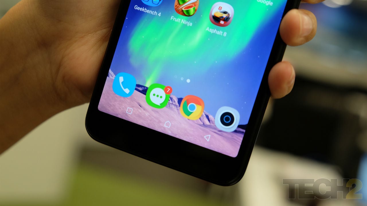 The phone runs on XOS Hummingbird and is based on Android 8.0 Oreo. Tech2/ Shomik SB