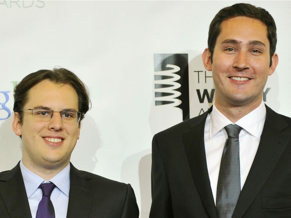 Instagram founders Mike Krieger (L) and Kevin Systrom (R). Image: Reuters