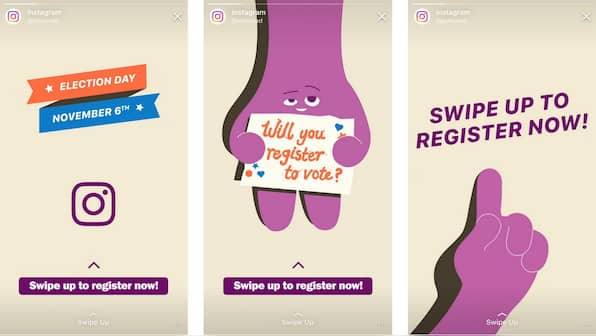 Instagram uses ads to help users register to vote for the US mid-terms elections