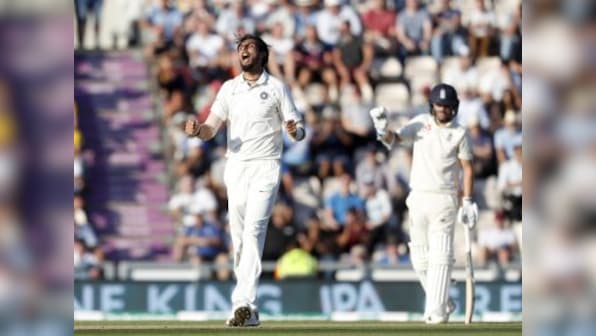 India vs England: Visitors' pace trio reap rewards for perseverance as hosts collapse after dour batting display