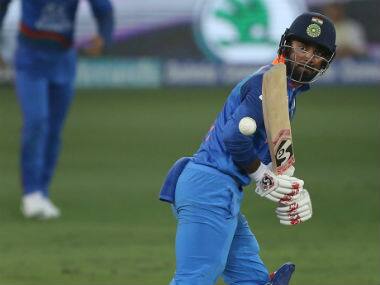 India’s KL Rahul in action against Afghanistan. Twitter: @BCCI