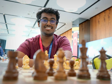 World Junior Chess Championship: Karthik Venkataraman, Abhimanyu Puranik in 10-way tie at 3rd in Parham Maghsoodloo-led table World Junior Chess Championship: Karthik Venkataraman, Abhimanyu Puranik in 10-way tie at 3rd in Parham Maghsoodloo-led table