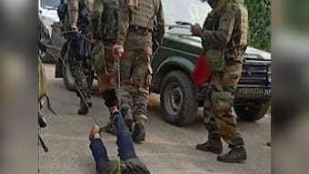 Photo of army personnel dragging body of JeM militant killed in Reasi encounter goes viral, draws ire of Kashmiri activists