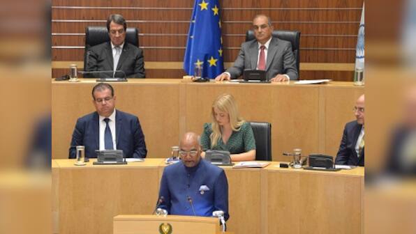 Ram Nath Kovind in Cyprus: President addresses House of Representatives, invites businesses to invest in India