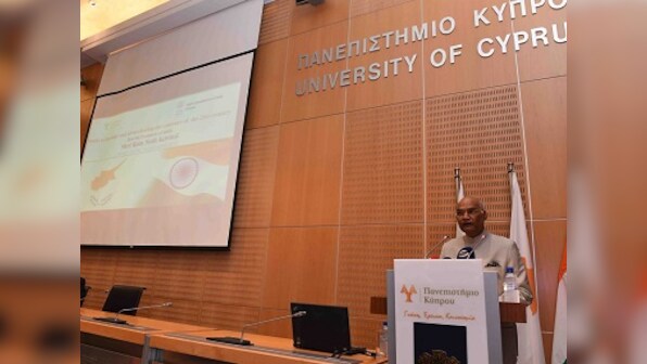 Ram Nath Kovind in Cyprus: President urges youth not to get carried away by 'instantness of technology'