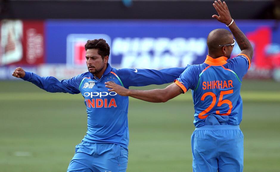 Pakistan won the toss and chose to bat first, putting up a score of 237. India's Kuldeep Yadav got two wickets, with Yuzvendra Chahal and Jasprit Bumrah also getting two apiece. AP