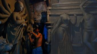 Makers of God: Scenes from Kolkata's artisan colony Kumortuli, before Durga Puja