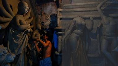 Makers of God: Scenes from Kolkata's artisan colony Kumortuli, before Durga Puja