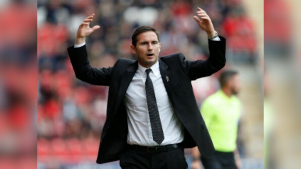 Derby County manager Frank Lampard charged with improper conduct by FA after being sent off for shouting at officials