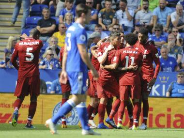 Liverpool's win over Leicester turned out to be their fourth off as many games. AP