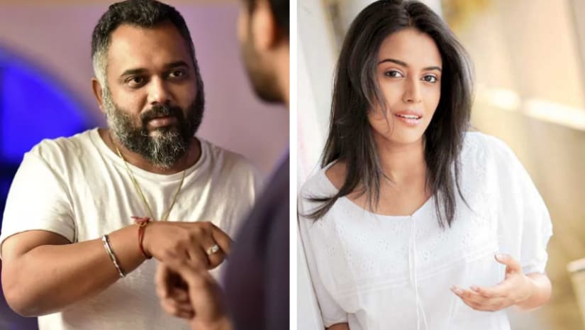 Luv Ranjan (left) and Swara Bhaskar. Image from Facebook