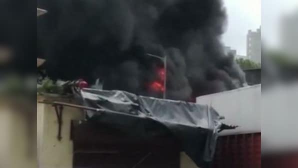 Fire breaks out near Somwar Bazar area at Malad West in Mumbai; no casualties reported, says civic official