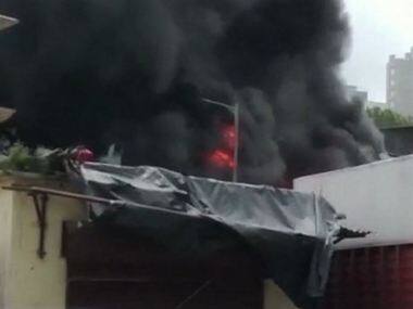 Fire breaks out near Somwar Bazar area at Malad West in Mumbai; no casualties reported, says civic official