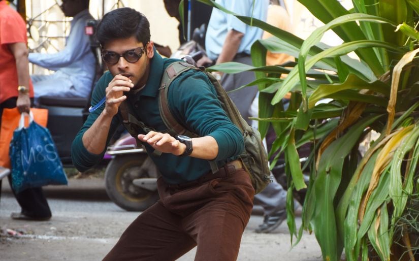 Abhimanyu Dassani on the set of Mard Ko Dard Nahin Hota