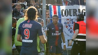 Ligue 1: PSG striker Kylian Mbappe handed three-match suspension after receiving red card against Nimes