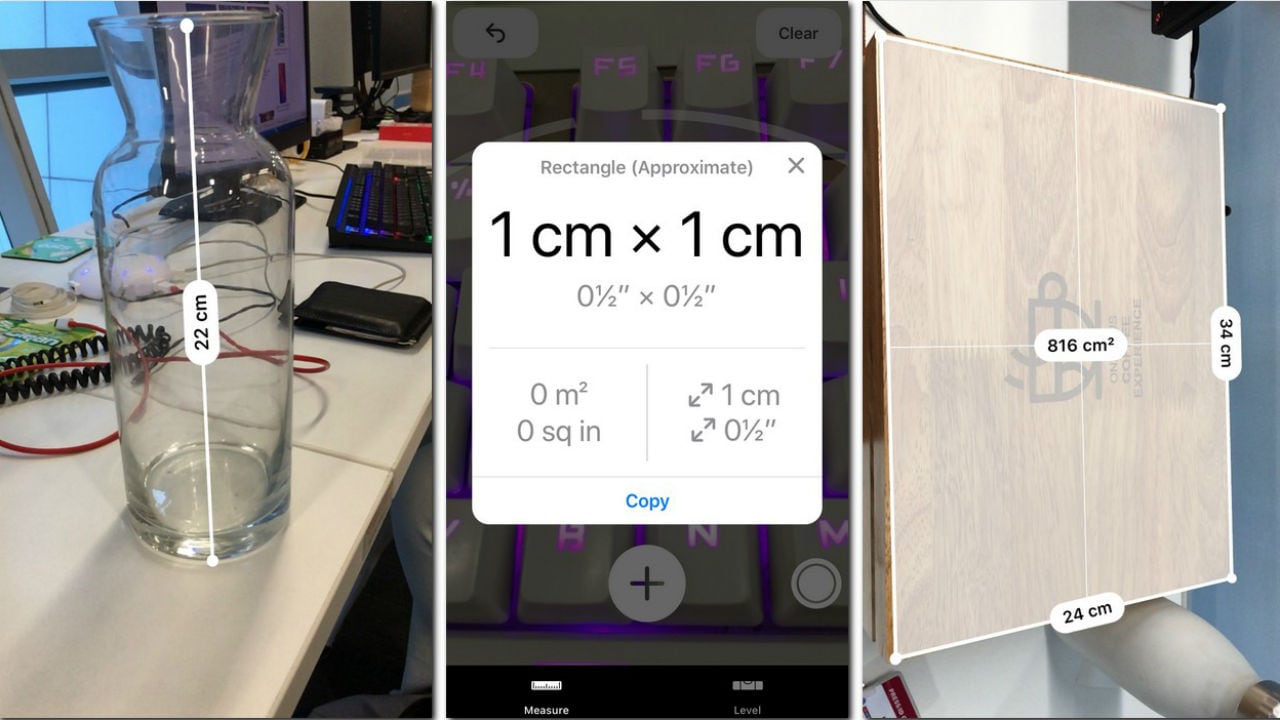 Screenshots showing various measurements. Tech2.