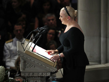 'We mourn the passing of American greatness, not cheap rhetoric': Full text of Meghan McCain's remarks at her father's memorial service 'We mourn the passing of American greatness, not cheap rhetoric': Full text of Meghan McCain's remarks at her father's memorial service