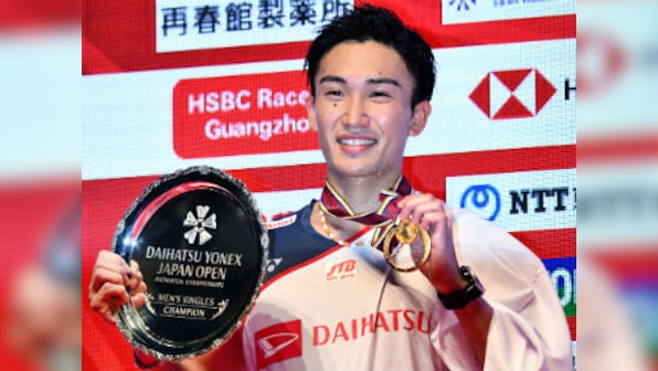 Japan Open 2018: Kento Momota outguns Thailand's Khosit Phetpradab to win title; Carolina Marin claims women's singles crown