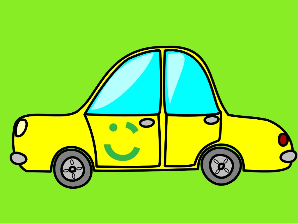 An illustration of a Careem cab.