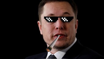Tesla shares fall after CEO Elon Musk webcasts while smoking marijuana
