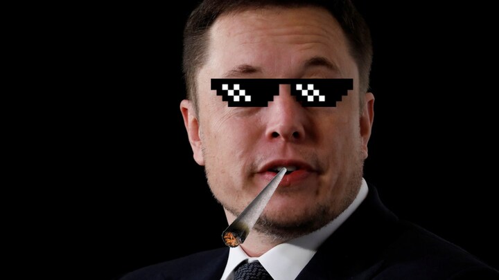 Tesla shares fall after CEO Elon Musk webcasts while smoking marijuana