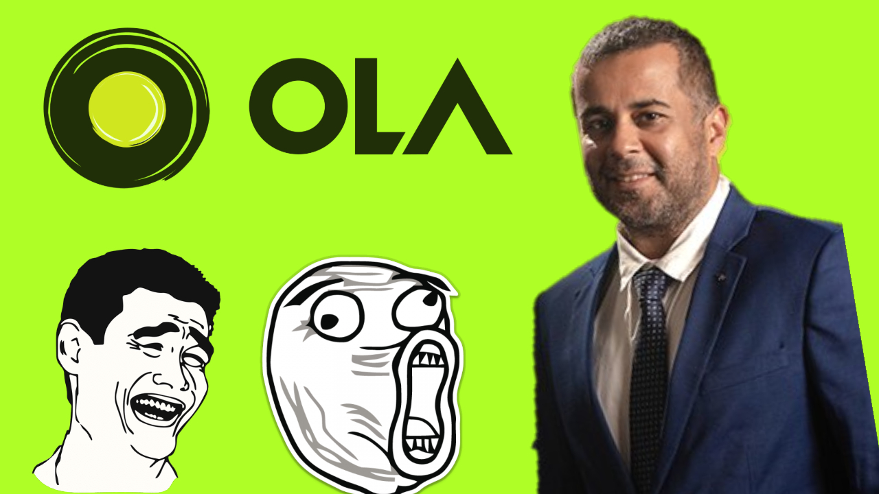 Ola’s new ad campaign with Chetan Bhagat has backfired in a hilarious way Ola’s new ad campaign with Chetan Bhagat has backfired in a hilarious way