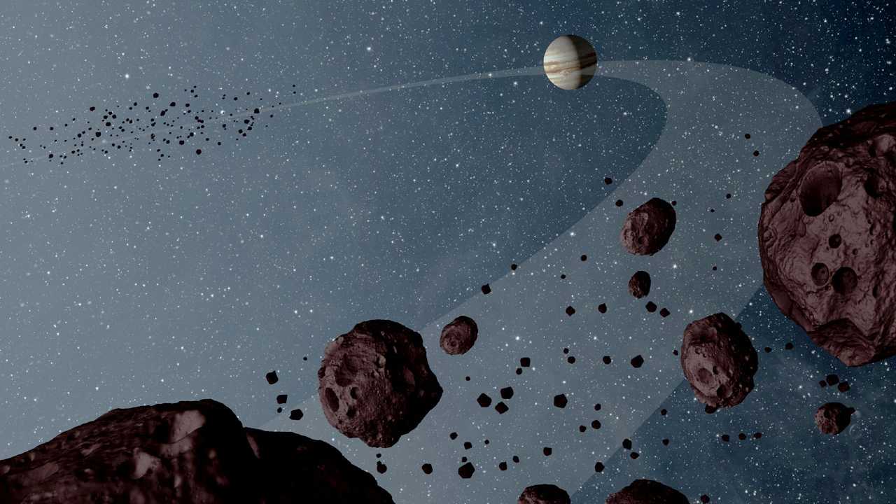 Asteroid belt between jupiter and mars sale