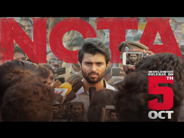 NOTA: Anand Shankar's directorial, featuring Vijay Deverakonda, to release on 5 October NOTA: Anand Shankar's directorial, featuring Vijay Deverakonda, to release on 5 October