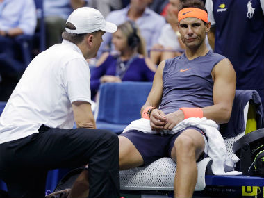 Davis Cup: Rafael Nadal set to miss Spain's semi-final clash against France due to knee injury he suffered at US Open 2018 Davis Cup: Rafael Nadal set to miss Spain's semi-final clash against France due to knee injury he suffered at US Open 2018