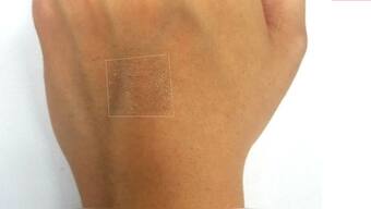 This nanomembrane can act like a mic or loudspeaker that plays music off your skin