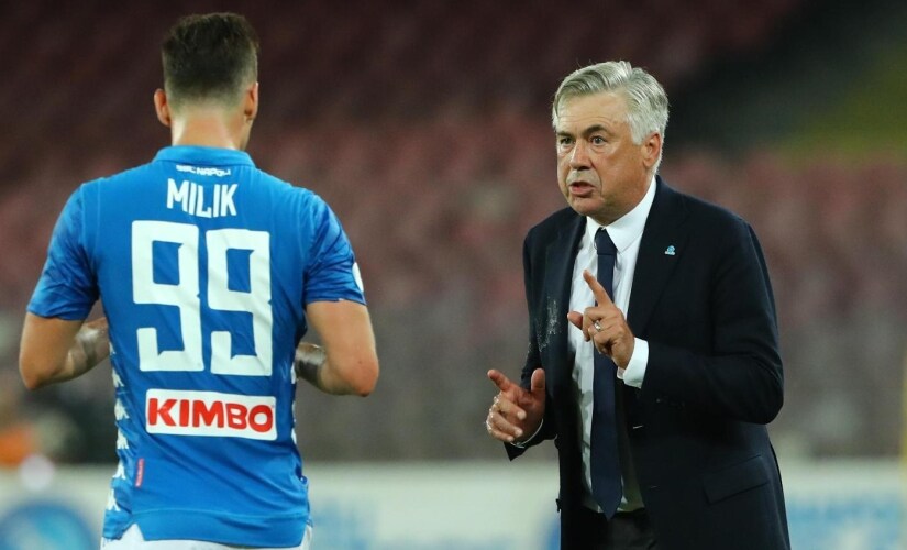 Carlo Ancelotti is slowly starting to leave his mark on the Napoli side. AP