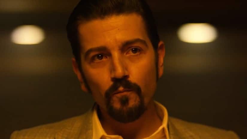 Diego Luna in a still from Narcos: Mexico trailer. Netflix
