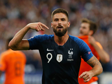 UEFA Nations League: France beat Netherlands 2-1 on home soil as Chelsea striker Olivier Giroud scores winning goal UEFA Nations League: France beat Netherlands 2-1 on home soil as Chelsea striker Olivier Giroud scores winning goal