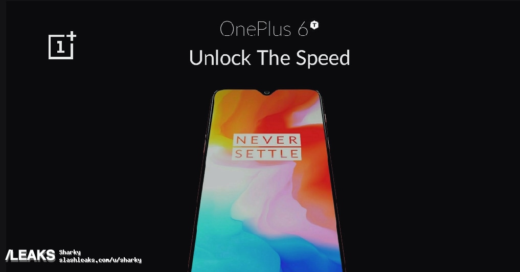 OnePlus 6T official poster. Image: Slashleaks