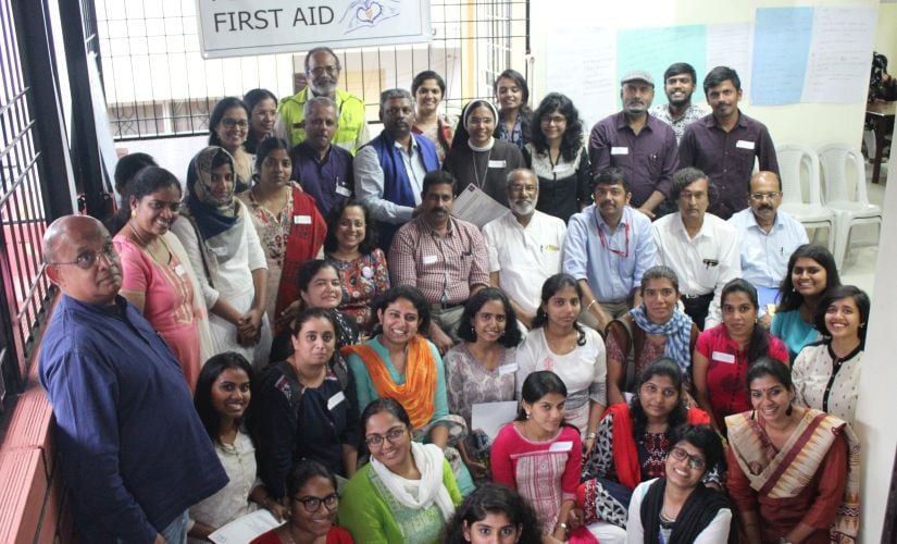 PFA training can be done at the community level and doesn't require the participants to have a background in psychology. Image by Reshmi Chakraborty