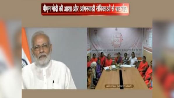 Narendra Modi interacts with ASHA, ANM and Anganwadi workers, underlines importance of welfare of women, children